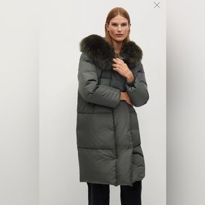 Mango down puffer winter coat